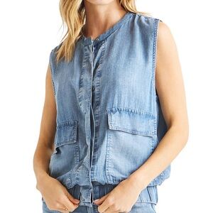 Splendid Chase Indigo Vest | XL | NWOT